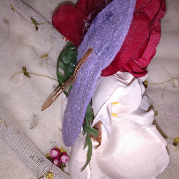 🌹Handmade🌹 Pin Up - Flower Hair Clip - Picture 4 of 4
